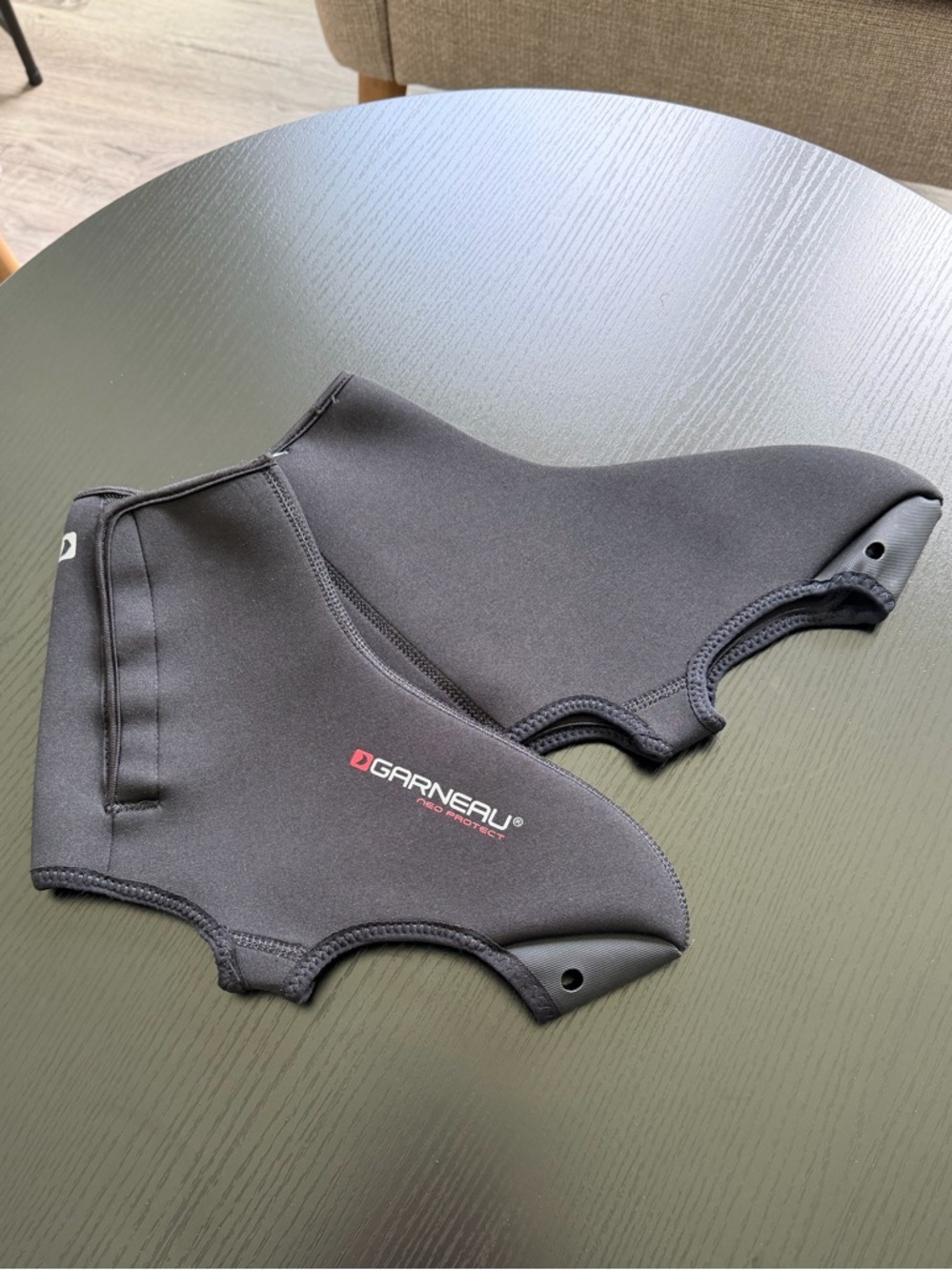 LOUIS GARNEAU Black Neoprene Cycling Shoe Covers